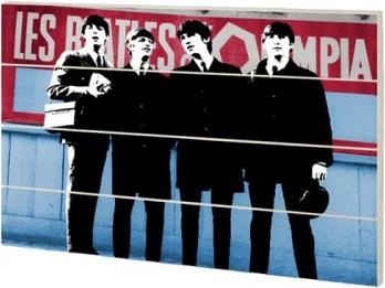 Produktbild The Beatles Tafel In Paris (40 x 59 cm)