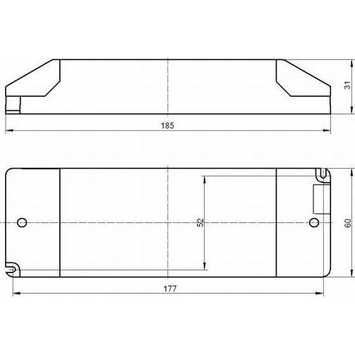 Thumbnail - Dotlux, Zubehör Beleuchtung, Netzteil f.LED Streifen 4522-24CV 24 DC 75W 0.5-3.1A IP20