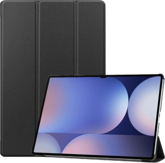 Just in Case Smart Tri-Fold Samsung Galaxy Tab S10 Ultra / S9 Ultra Custodia a libro Zwart (8274809) (Galaxy Tab S10 Ultra)