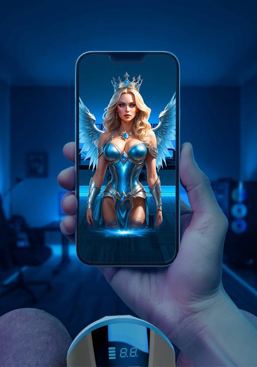 Actual product image Masturs Eloa Geflügelte Göttin Usb-Vibrator Masturbator