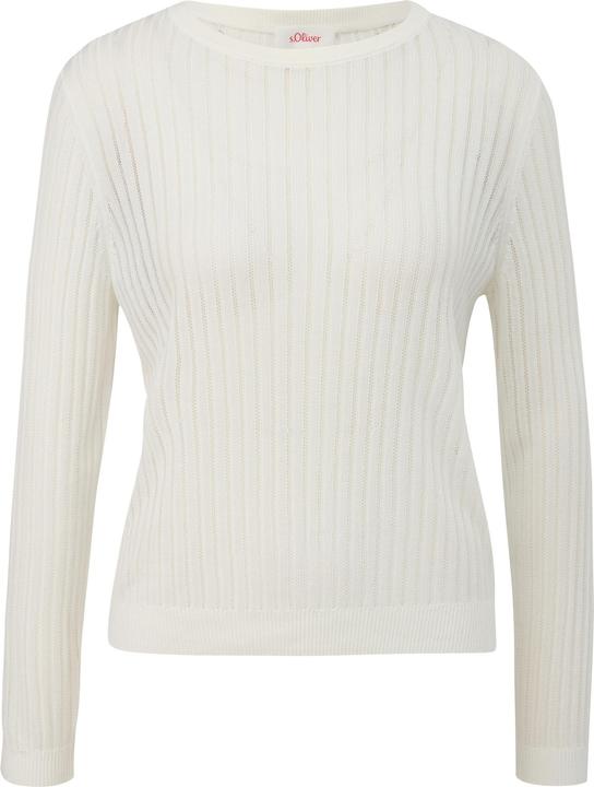 Actual product image s.Oliver Strickpullover Pullover aus Ajour-Strick (46)