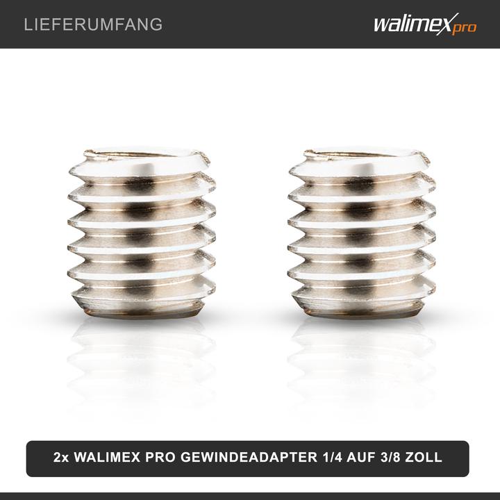 Produktbild Walimex Gewindeadapter 3/8 Zoll auf 1/4 Zoll (Stativadapter)