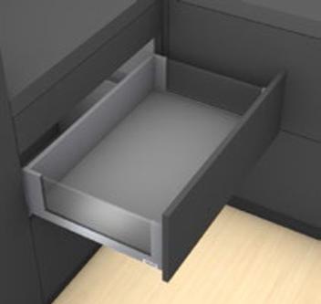 Actual product image Blum Flexible front drawer sets LEGRABOX free C, orion gray