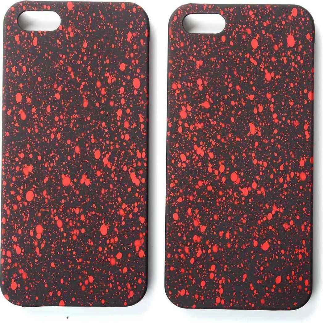 Thumbnail - König Design Handy Hülle Schutz Case Bumper Schale für Apple iPhone 5 5s SE 3D Sterne Rot (Apple iPhone 5), Smartphone H...