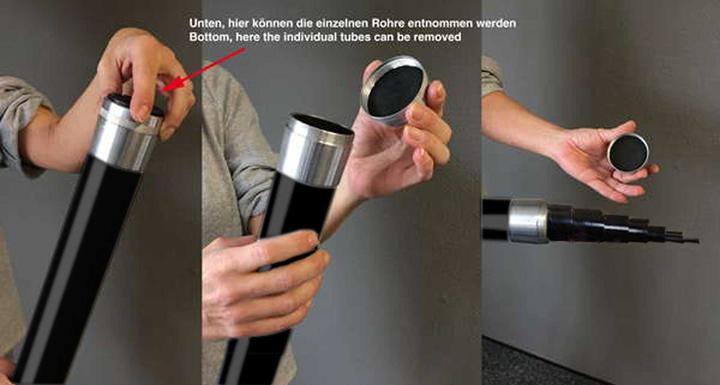 Actual product image R&G Telescopic rod