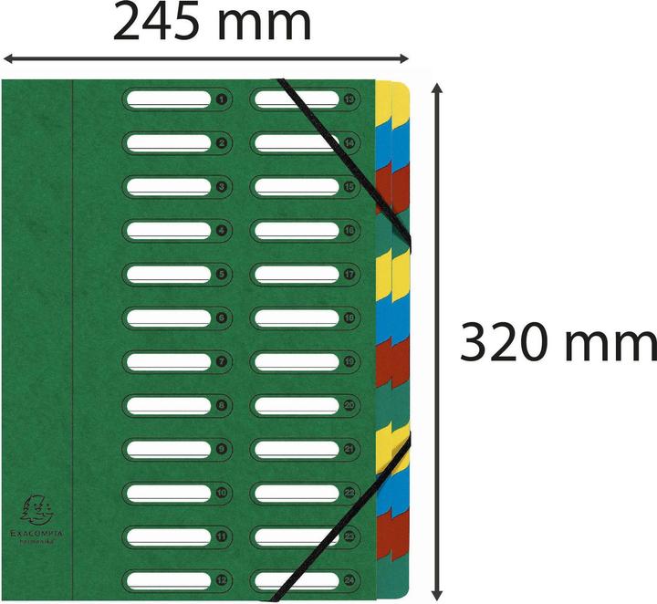 Actual product image Exacompta Folders with pleated spine (A4, 1x)