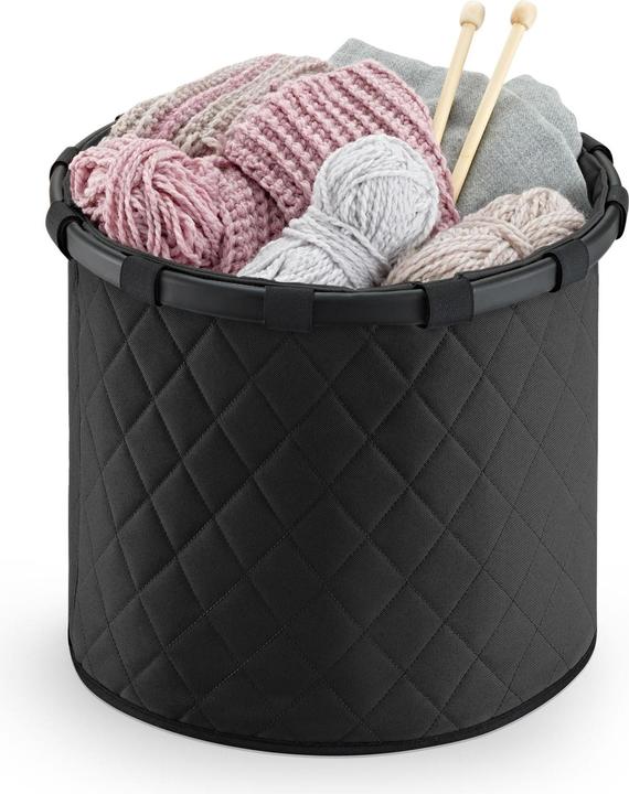 Actual product image reisenthel Storage Box Frame Rhombus Black (40 x 37 cm, 30 l)