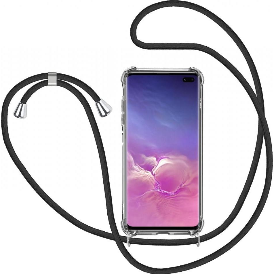 Screenguard Samsung Galaxy S10+ Loopster Necklace Hülle, Handykette, Transparent