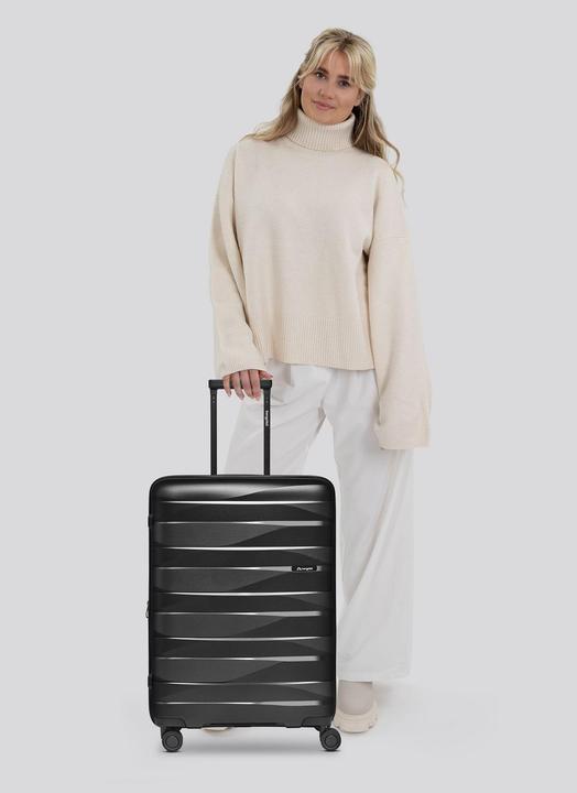 Actual product image Bergpfeil Travel 4-wheel trolley M 66 cm with expansion pleat (72 l)