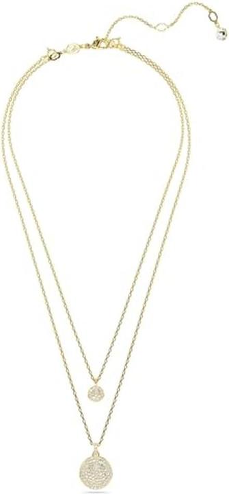 Actual product image Swarovski Meteora necklace in layered look white gold (Swarovski Metal, 38 - 45 cm)