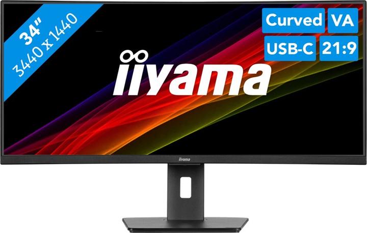 Image du produit iiyama 86,4cm (34") XCB3497WQSNP-B1 21:9 3xHDMI+DP+USB (3440 x 1440 pixels, 34")