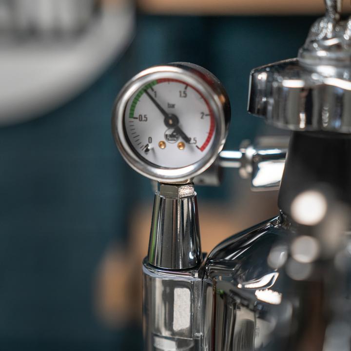 Actual product image La Pavoni LPLMLN01EU Coffee maker with lever, stainless steel