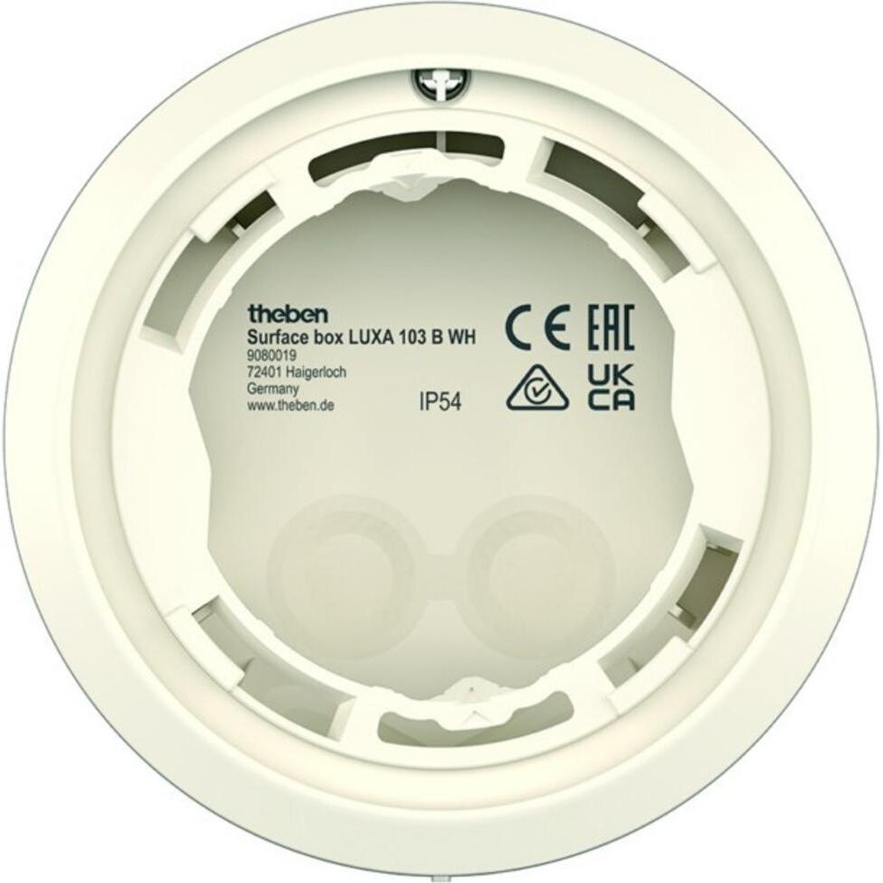 Theben, Accessori sicurezza degli edifici, Scatola di superficie LUXA 103 B WH