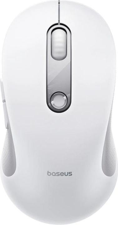 Baseus Mysz Mysz bezprzewodowa F02 Bluetooth - biała (Kabellos)