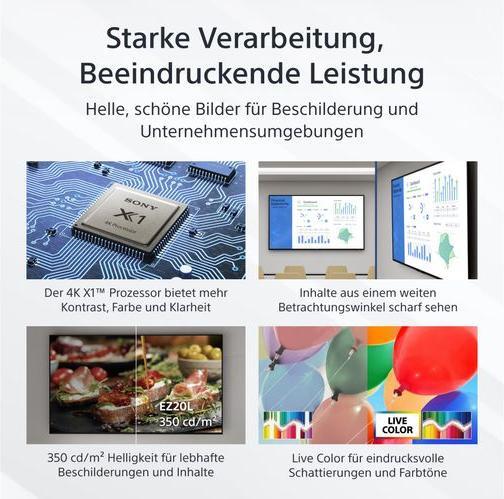 Image du produit Sony FW-55EZ20L 55IN LED 4K (3840 x 2160 pixels, 55")