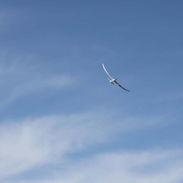 Actual product image E-Flite Night Radian 2000mm electric motor glider model PNP (Glider)