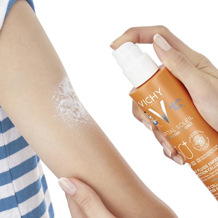 Actual product image Vichy Capital Soleil Kids Cell Protect Water Fluid Spray (Sun spray, SPF 50, 200 ml)