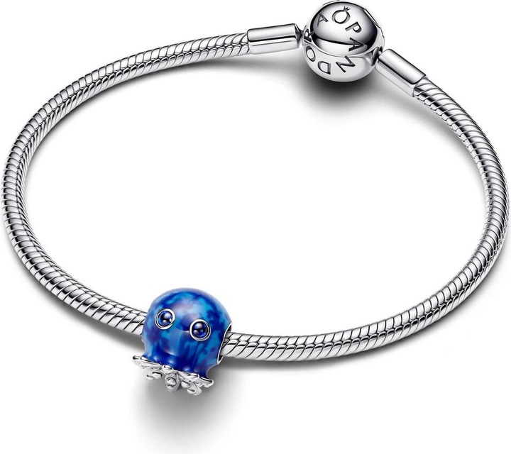 Produktbild Pandora Blasen Ozean Oktopus Charm (Silber 925, Emaille)
