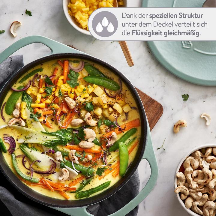 Produktbild Springlane Cocotte Clara 6L (28 cm, Bräter + Schmortopf, Gusseisen)