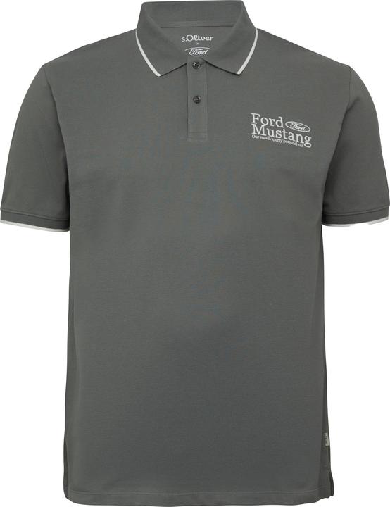 Immagine prodotto S.Oliver Polo-Shirt Poloshirt aus Piqué mit Stickerei und Ford®-Artwork (XXL)