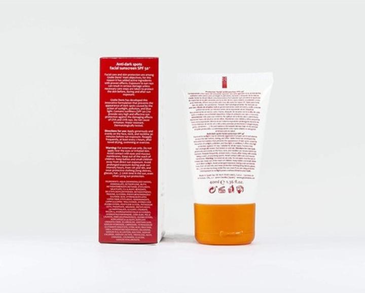 Immagine prodotto De Ruy Perfumes Giséle Denis Crema solare per il viso resistente all'acqua e alle macchie 40ml SPF50+ (Crema solare viso, SPF 50+, 40 ml)