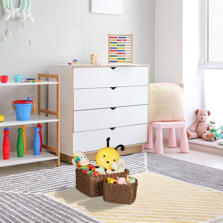 Actual product image Relaxdays 3x storage baskets (1 x, 28 x 22 x 14 cm)