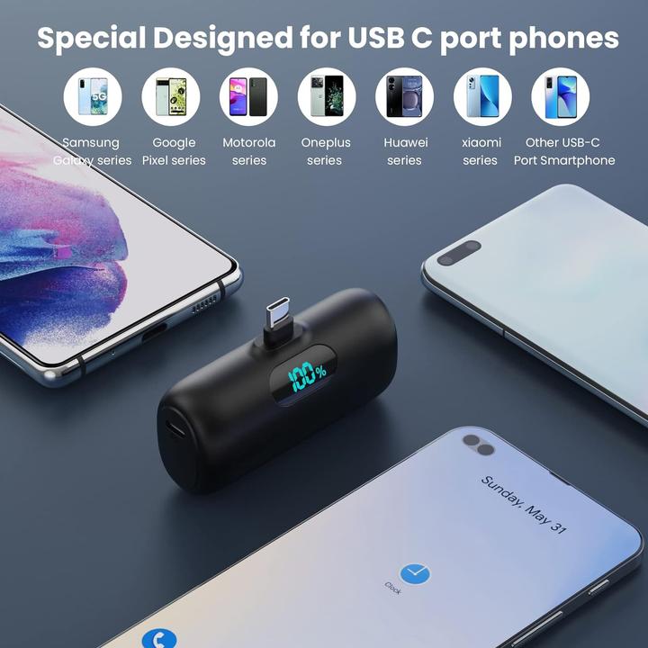 Produktbild Feob Powerbank USB C (5000 mAh, 15 W)