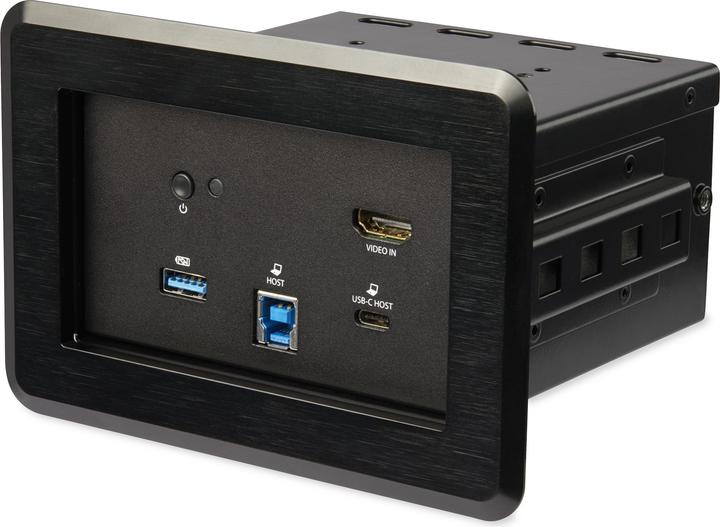 Immagine prodotto StarTech Box di connettività per tavolo da conferenza con docking per laptop - 4K HDMI - USB-C / USB-A PD - (USB-A, USB-C, 1 porzione)