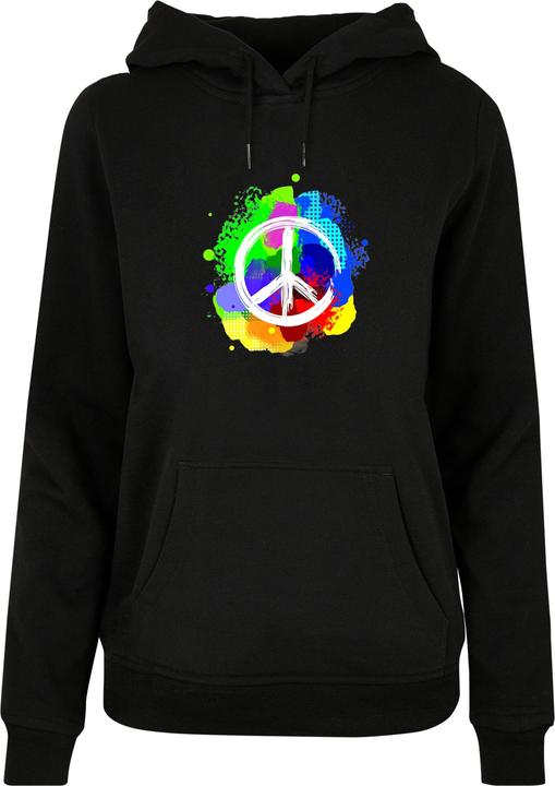 Actual product image Merchcode Ladies Peace - Graffiti Basic Hoody - 161627 (XS)