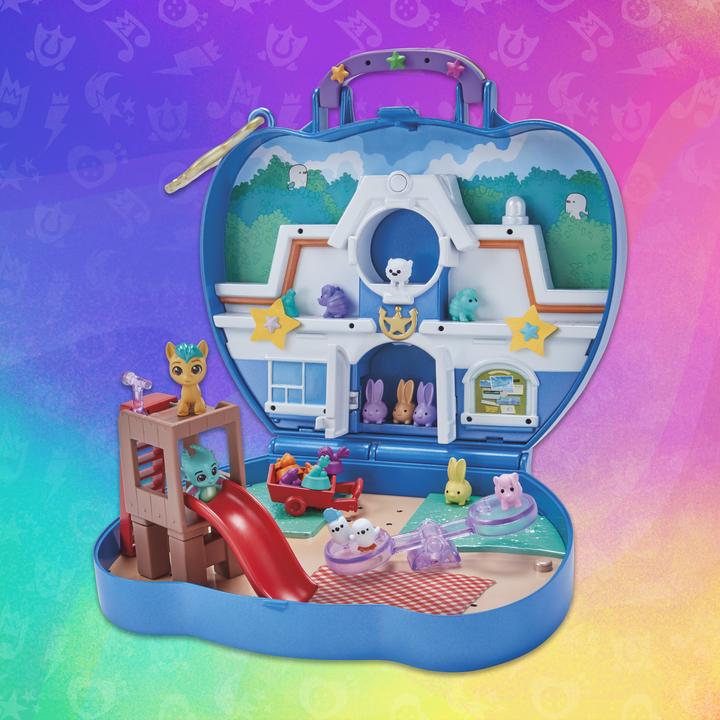 Actual product image My Little Pony Mini World Magic Animal Corner Mini Play World, Play Set to Build Your Own with Hitch Trai