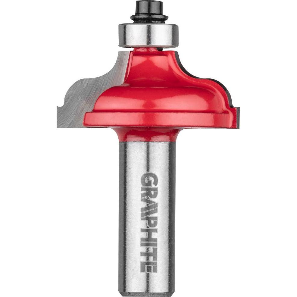 Thumbnail - Graphite, Fräser, Widia-Graphitschneider (Kugelschneider, rund, Hartmetall, 38,6 x 15,9 mm, Schaft 12 mm)