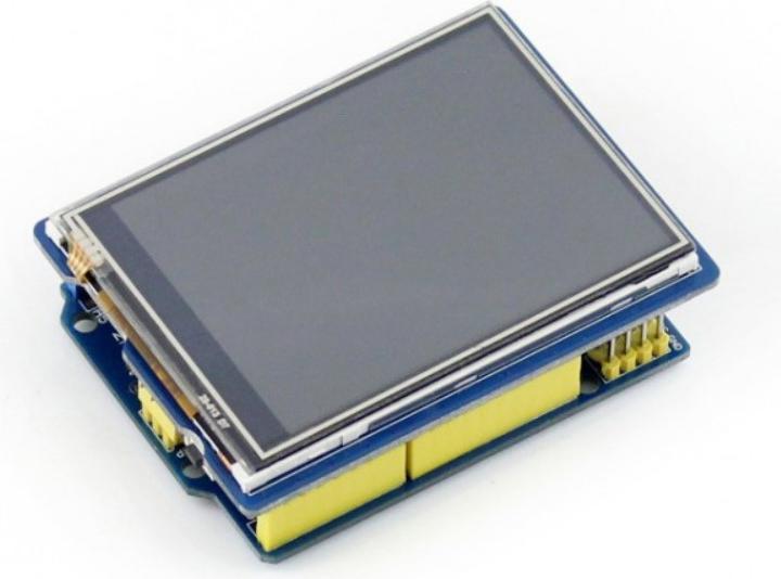 Actual product image WaveShare 2.8inch TFT Touch Screen Shield for Arduino