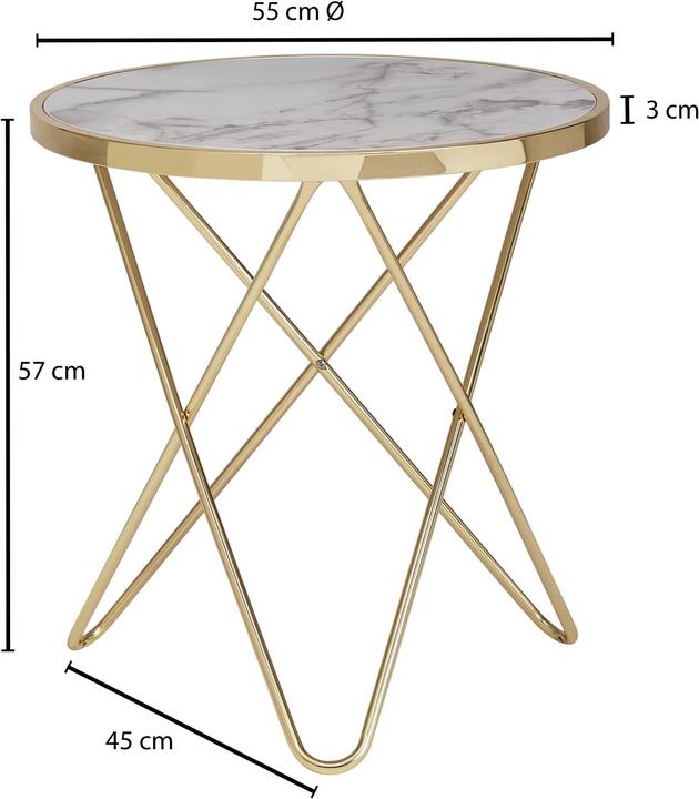 Produktbild Wohnling Marble (55 x 55 x 57 cm)