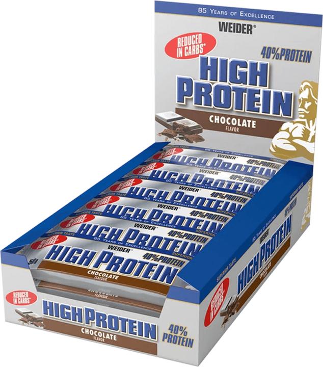 Image du produit Weider Barre High Protein (1250 g, 25 pcs)