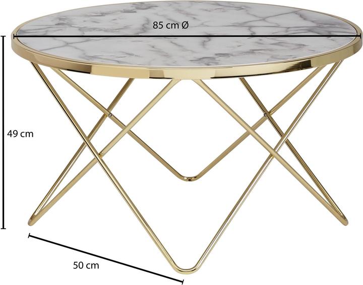 Produktbild Wohnling Marble (85 x 49 x 85 cm)