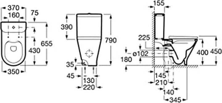 Immagine prodotto ROCA Cisterna Cc Bi Whte
