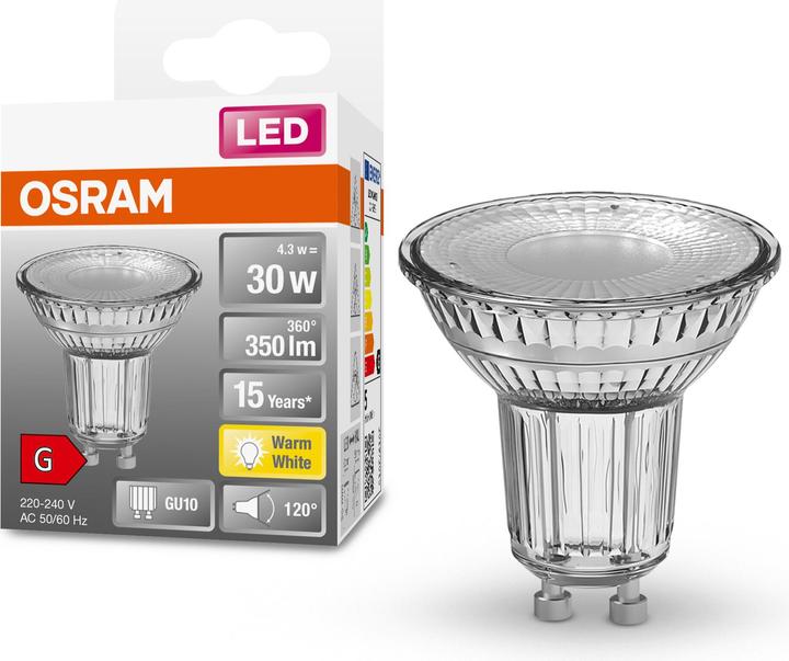 Produktbild Osram Led Star Par16 (GU10, 4.30 W, 350 lm, 1 x, G)