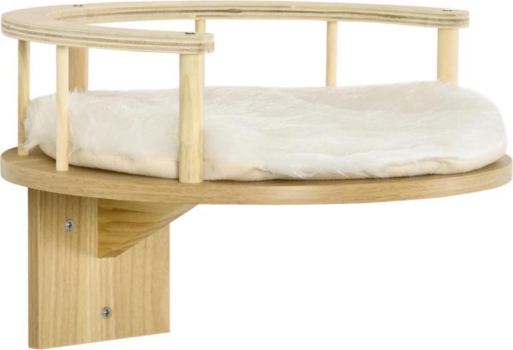 Produktbild PawHut Wandregal (Eiche+Cremeweiss)