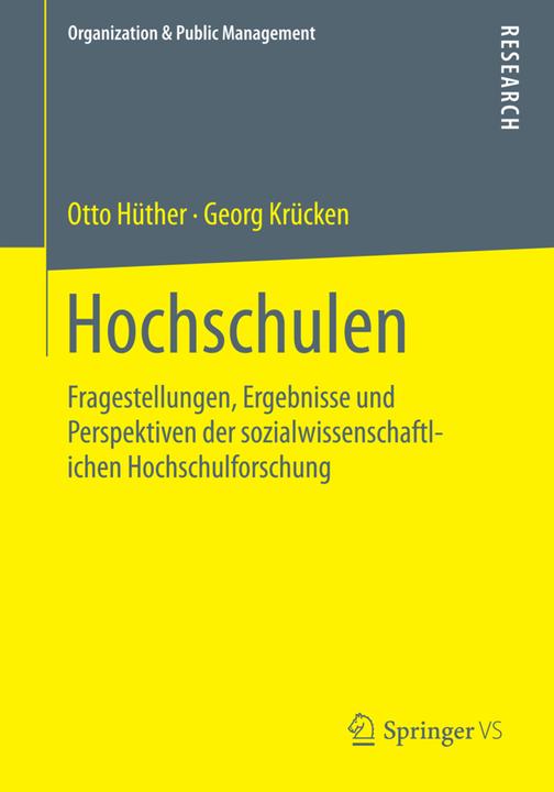 Produktbild Hochschulen (Deutsch, Georg Krücken, Otto Hüther, 2016)