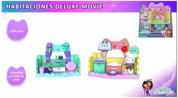 Immagine prodotto Gabby's Dollhouse GDH playset Movie Portal Rooms asst