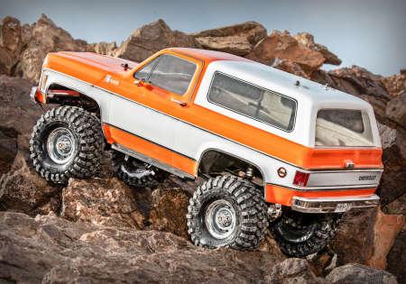 Produktbild Traxxas TRX-4 79 Chevy Blazer orange/weiss 1/10 Crawler RTR Brushed, Clipless, ohne Akku und Ladegerä (RTR Ready-to-Run)