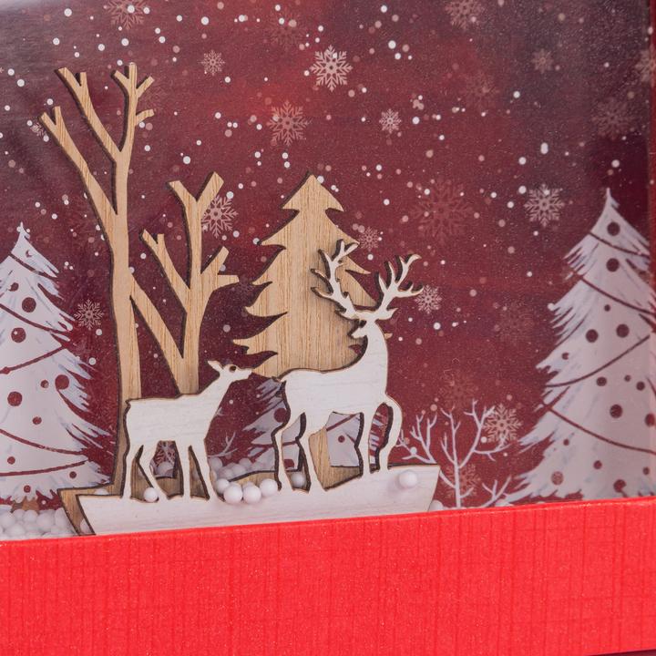 Actual product image Idena Gift Box 3D Red Christmas 21cm FSC Mix (Gift box, 1 x)