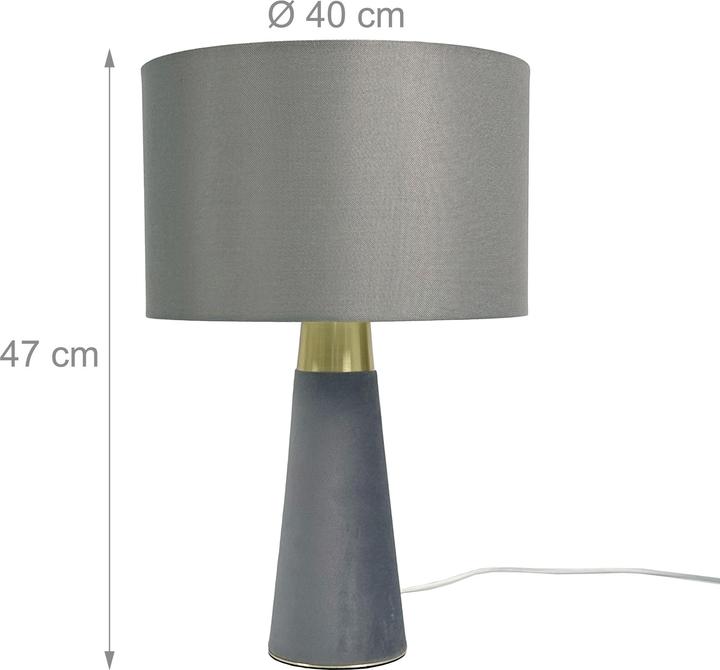Actual product image Relaxdays table lamp (E27)