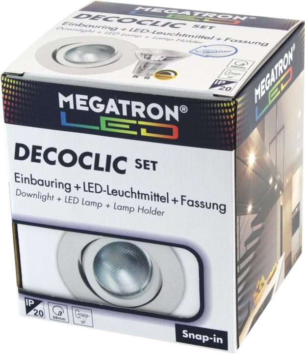 Produktbild Megatron Einbauleuchte LED (400 lm, GU10, GU5.3)