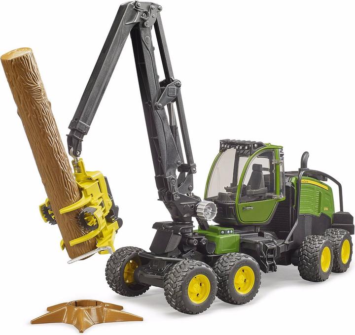 Image du produit Bruder John Deere 1270G Récolteuse avec 1 tronc d'arbre