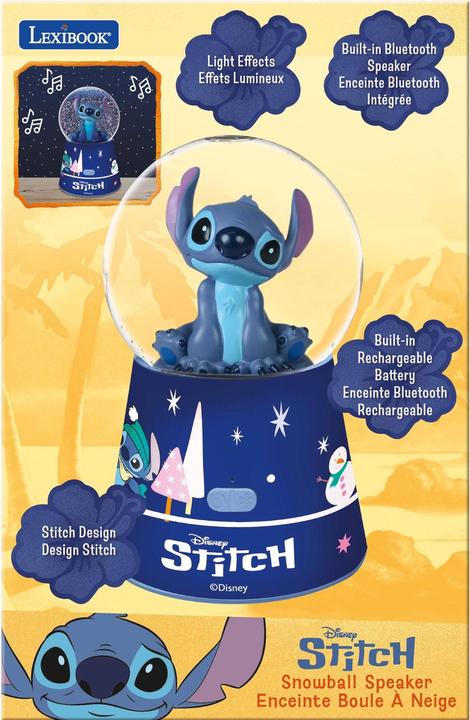 Produktbild Lexibook DISNEY Stitch Snowball Bluetooth Lautsprecher