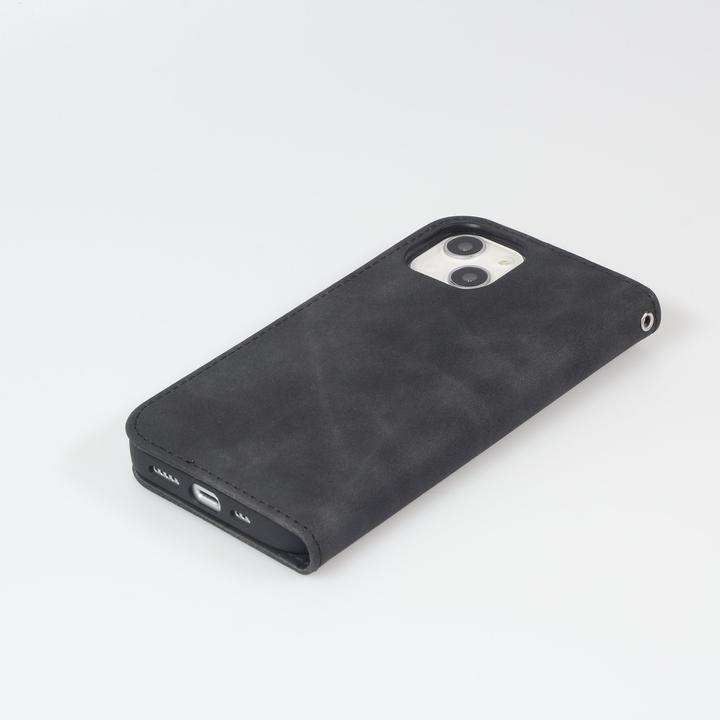 Image du produit PhoneLook Etui cuir Flip Wallet vintage avec fermeture aimantée et compartiment cartes (Apple iPhone 15)