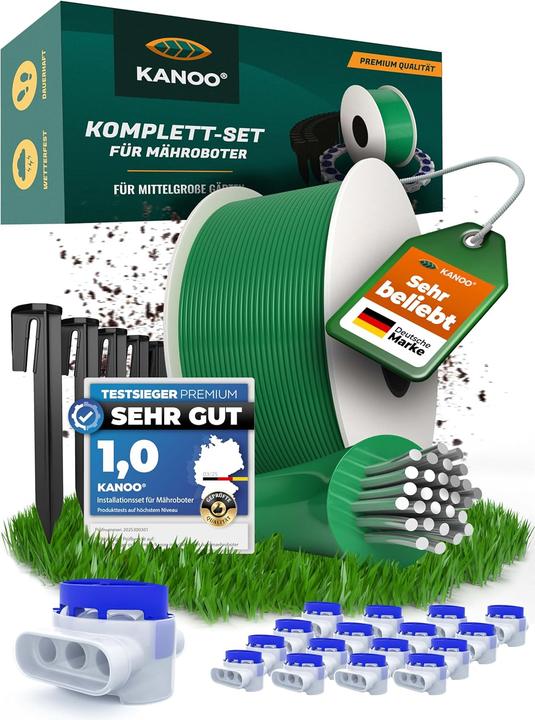 Actual product image Kanoo Mähroboter Begrenzungskabel Set (Mowing robot, Robot mower installation)