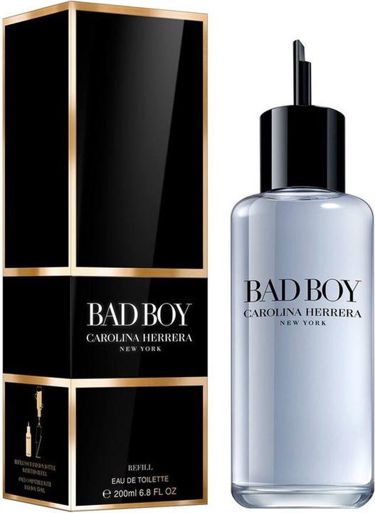Produktbild Carolina Herrera Bad Boy ET 200 ml Nachfüllpackung - Superangebot (Eau de Toilette, 200 ml)