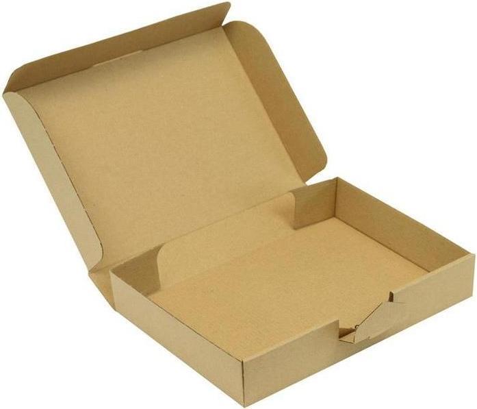 Actual product image Transpak Hinged box 1-wall dimensions 250x180x43mm C5 1.2E brown push-fit closure brown (100x)